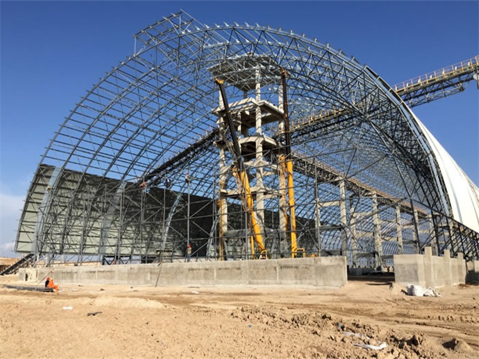 卫辉煤机油桶翘工程网架